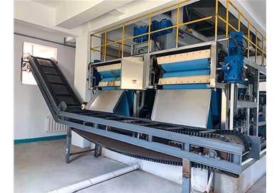 高壓帶式壓濾機(jī)工作原理與流程